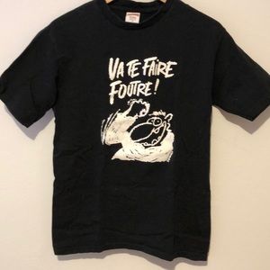Supreme Ava ate Faire Foutre graphic tee